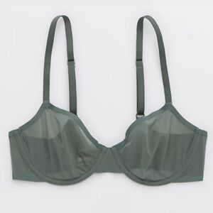 aerie SMOOTHEZ unlined mesh bra